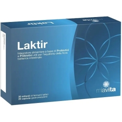 Laktir 20 capsule - per l'equilibrio della flora batterica intestinale