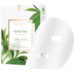 FOREO Green Tea - 3 Maschere In Tessuto Purificanti