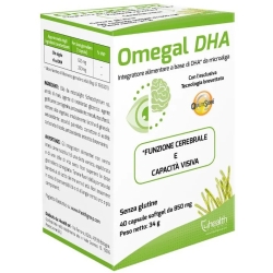 Omegal DHA, 40 cps Softgel - Integratore Funzione Cerebrale