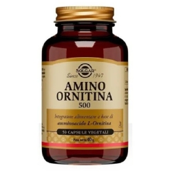 Solgar Amino ornitina 500 - integratore depurativo 50 compresse