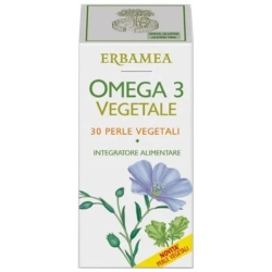 Erbamea Omega 3 Vegetale 30 Perle - Integratore Per Il Colesterolo
