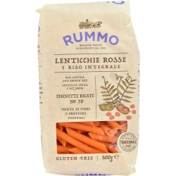 Pennette Rigate - Lenticchie Rosse e Riso Integrale 300 g