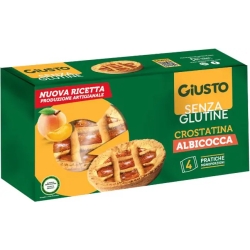 4 crostatine senza glutine all'albicocca