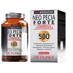 Biokeratin Neo Pecia Forte 500 - Integratore Per I Capelli 60 Compresse