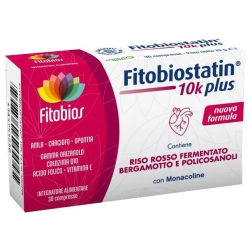Fitobiostatin 10K Plus - Integratore Per Il Colesterolo 30 Compresse