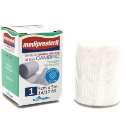 Medipresteril Benda orlata tipo cambric - 5x500 cm