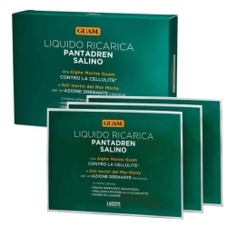 Guam Pantadren Salino - 3 Buste Liquido Ricarica Drenante Intensivo da 100 ml