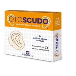 Otoscudo Protezione Adesiva Auricolare - 14 Pellicole Monouso per Doccia e Piscina