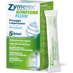 Zymerex Gonfiore Fluid 15 bustine - Integratore drenante