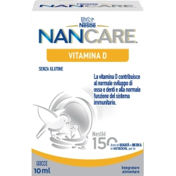 Nancare Vitamina D 10 Ml Gocce - Integratore per l'infanzia