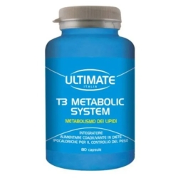 Ultimate Italia T3 Metabolic System 80 Capsule - Integratore Per Il Metabolismo Dei Lipidi