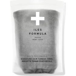 Signature Hair Turban Towel - Asciugamano per capelli Grigio