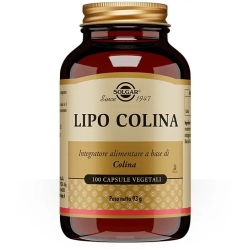 Solgar Lipo Colina 100 Capsule Vegetali - Integratore Per Il Metabolismo Dei Lipidi