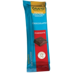 Senza Zuccheri Aggiunti - Barretta Cioccolato Fondente 42 g