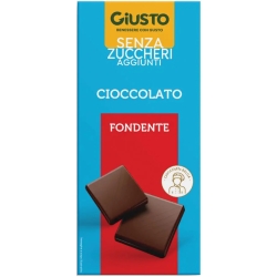 Senza Zuccheri Aggiunti - Barretta Cioccolato Fondente 85 g
