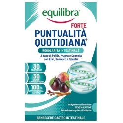 Equilibra Puntualità Quotidiana Forte 30 Compresse - Integratore Per Il Transito Intestinale