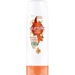 SUNSILK Ricarica Naturale Olio D'Argan E Di Mandorle - Balsamo Per Capelli Fragili 200 Ml