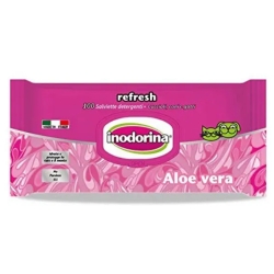 Refresh - 100 Salviette Detergenti Per Cani Con Aloe Vera