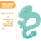 Chicco Soft Iguana - massaggiagengive in silicone - Azzurro