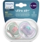 Avent Ultra Air 6-18M - 2 succhietti in silicone - Gatto/Orsi