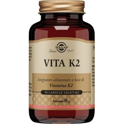 Solgar Vita K2 - Integratore Per Le Ossa 50 Capsule Vegetali