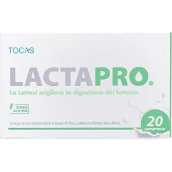 Tocas Lactapro 20 Compresse - Integratore Per La Digestione Del Lattosio