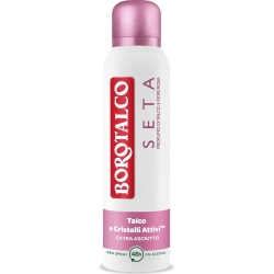 BOROTALCO Seta Profumo Di Talco E Fiori Rosa - Deodorante 48h Spray 150 ml