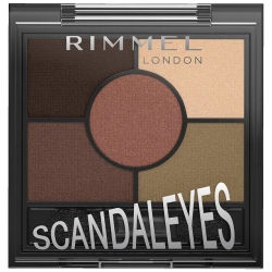 RIMMEL Scandaleyes 5 Pan - Palette Ombretti N. 02 Brixton Brown