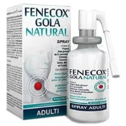 Fenecox Gola Natural Adulti 25 ml - Spray Per La Gola