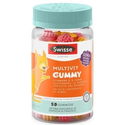Swisse Multivit Gummy 50 gommose arancia e fragola - integratore multivitaminico