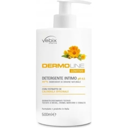 Vebix Dermoline - detergnte intimo con calendula 500 ml