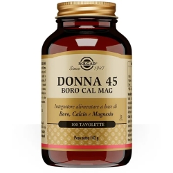 Solgar Donna 45 Boro Cal Mag 100 Tavolette - Integratore Di Minerali