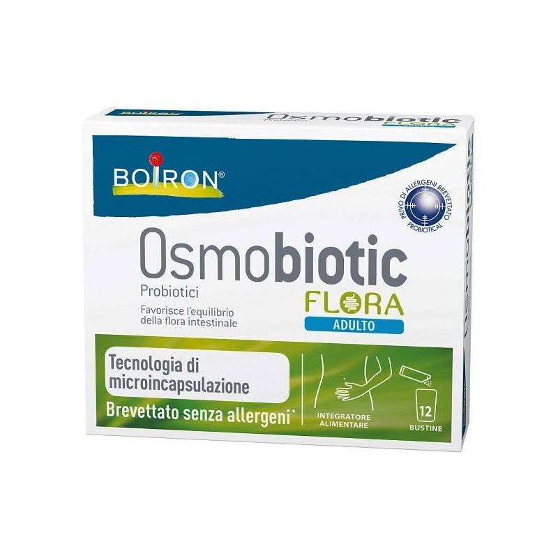 BOIRON Osmobiotic Flora Adulto 12 Bustine - Integratore per l'intestino - Foto 1 di 1