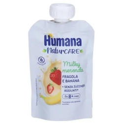 Humana Milkymerenda Fragola Banana - merenda per bambini 100 g