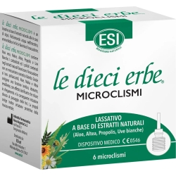 Esi Le Dieci Erbe - 6 Microclismi Lassativi A Base Di Estratti Naturali