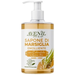 Pure & Soft Calendula Con Avena Bio - Sapone Di Marsiglia Emolliente 500 ml