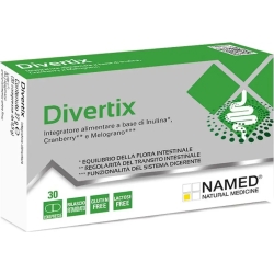 Divertix, 30 compresse - Integratore per la flora intestinale