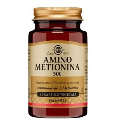 Solgar Amino Metionina 500 - Integratore di Metionina 30 capsule