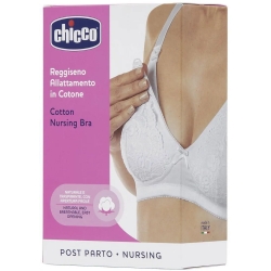 Chicco Mammy - reggiseno per allattamento in cotone - Bianco Taglia 6D