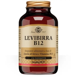 Solgar Levibirra B12 - Integratore Per Stanchezza Ed Affaticamento 250 Tavolette