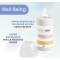 Chicco Well-Being - Biberon Flusso Lento 150 Ml - Bianco Rosa