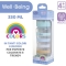 Chicco Well-Being - Biberon Flusso Rapido 330 Ml - Verde Azzurro