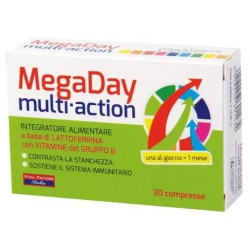 MegaDay multi action 30 Compresse - Integratore utile per la stanchezza