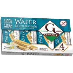 Wafer Con Crema Alla Vaniglia - Snack Senza Glutine 4 X 45 G