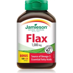 Olio Di Lino 200 Softgels - Integratore Per Il Metabolismo Del Colesterolo