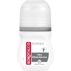 BOROTALCO Invisibile - Deodorante Talco Effetto Barriera 48h Roll-On 50 ml