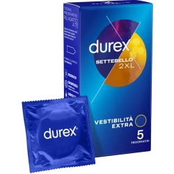 Durex Settebello 2Xl - 5 Preservativi Vestibilità Extra