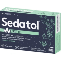 Sedatol Notte 30 capsule - Integratore Per Il Sonno