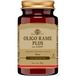 Oligo Rame Plus, 100 tavolette - Integratore Rame Chelato