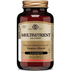 Solgar Multinutrient 30 Tavolette - Integratore Di Vitamine E Minerali